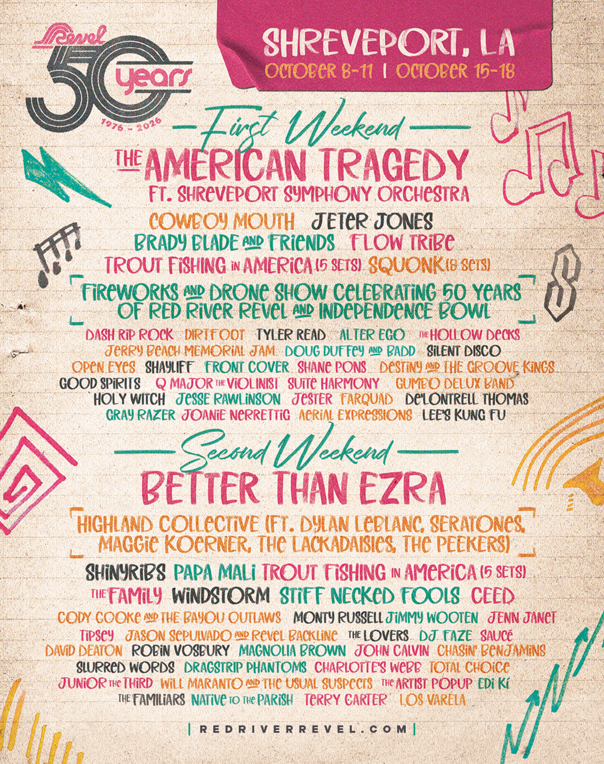 Red River Revel 2023 Lineup